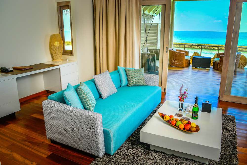 Overwater Suite with Private Pool at NH Maldives Kuda Rah Resort, view 5